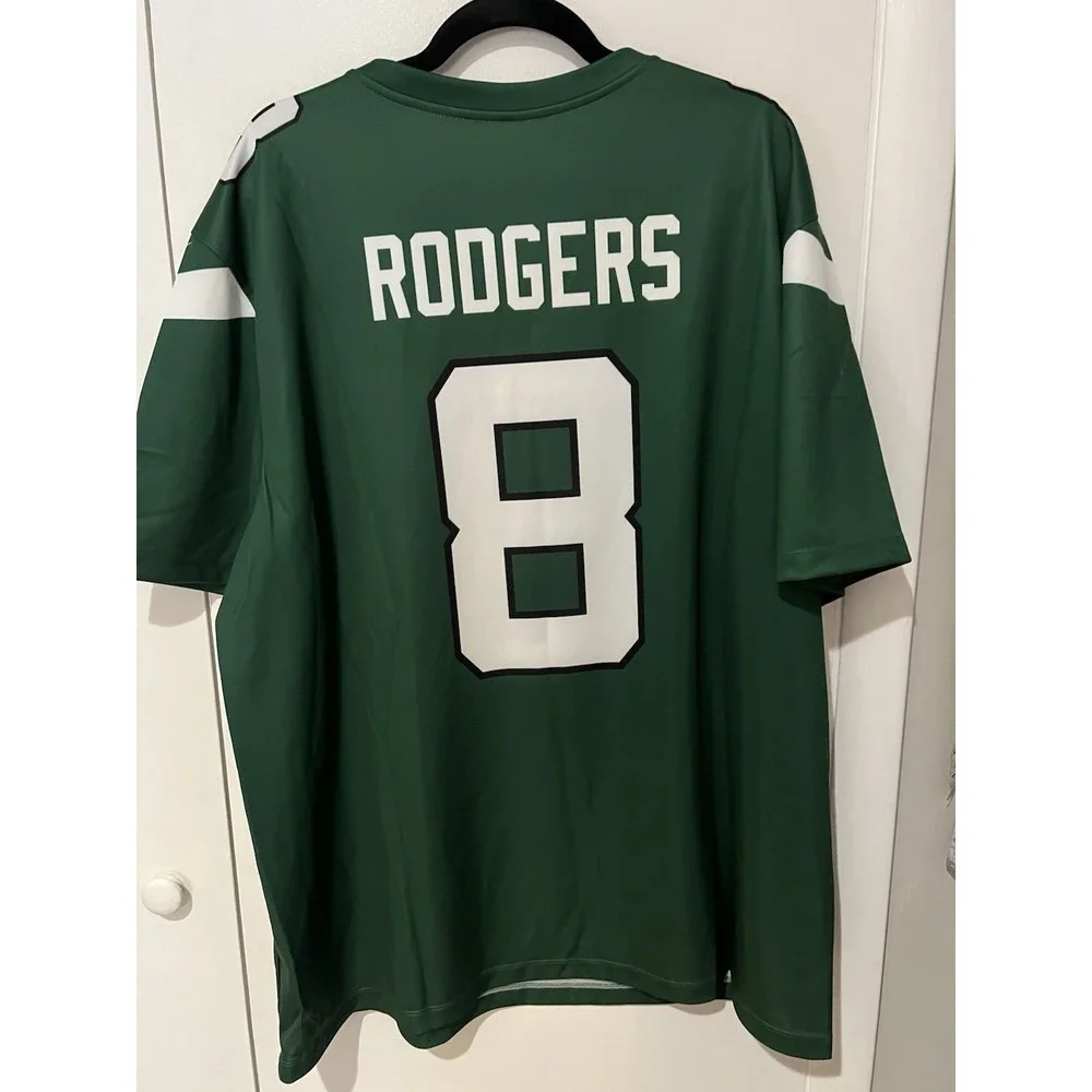 NFL Nike Jersey New York Jets Aaron Rodgers Licensed NWT Green XXL Mens Green